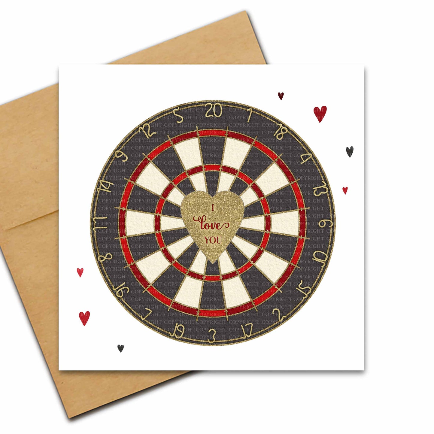 Valentine's Dart Set