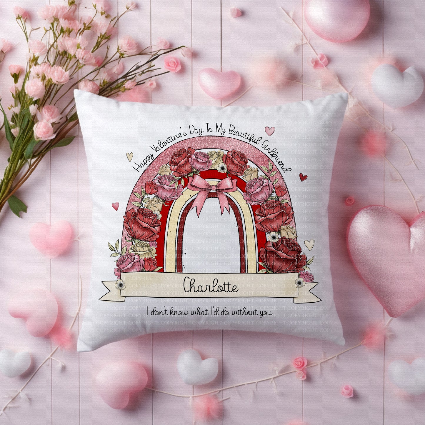 Doodle Valentine's Rainbow