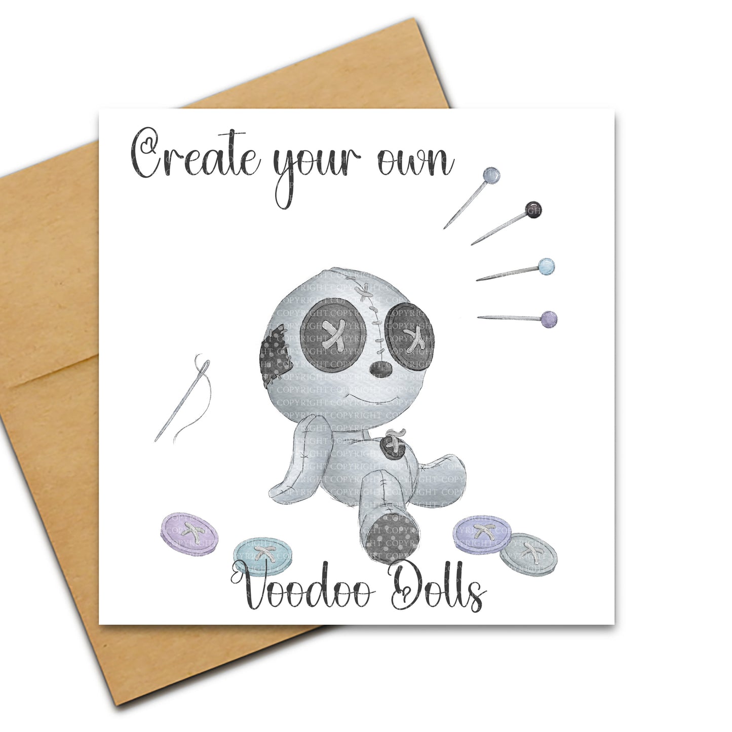 Voodoo Dolls - Grey