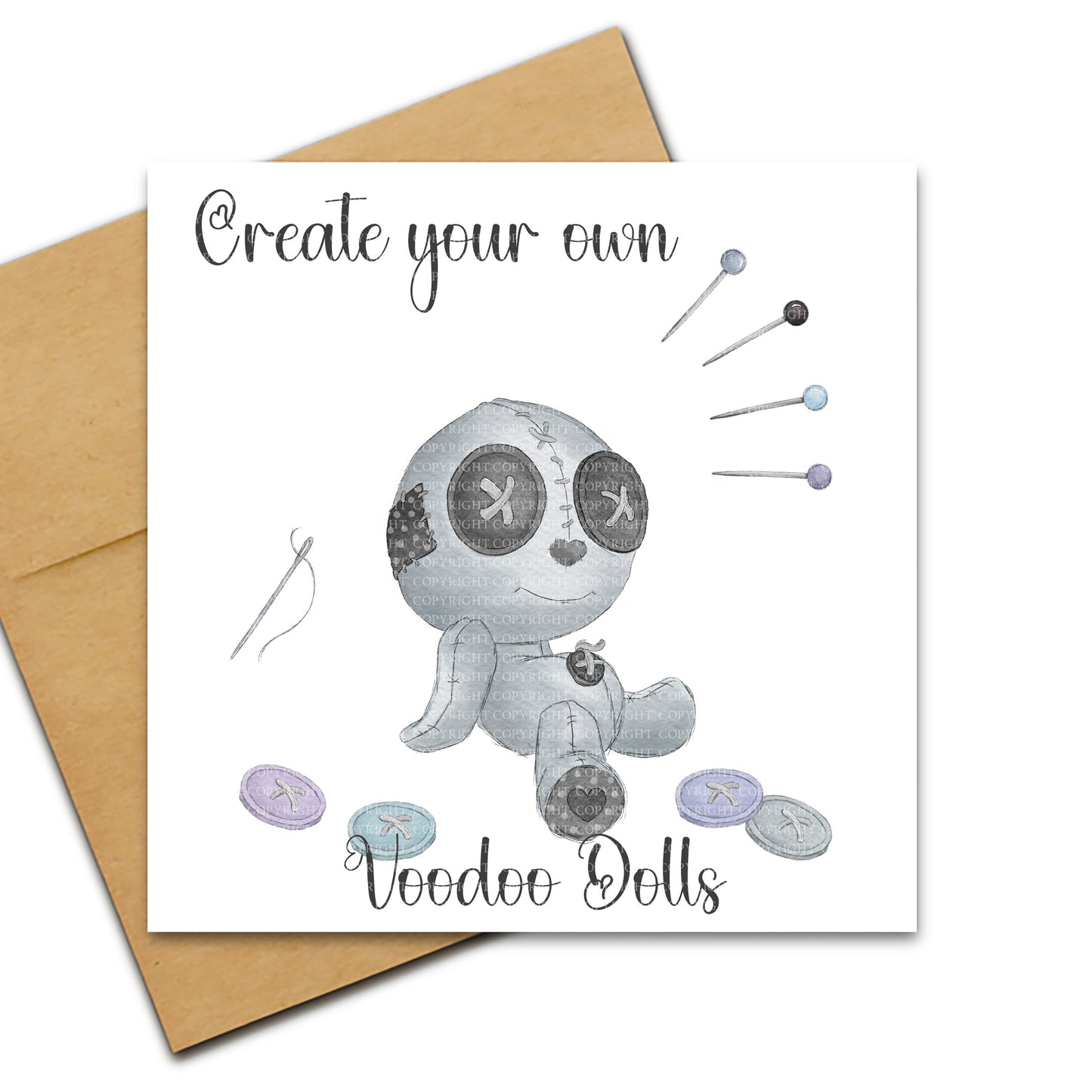 Voodoo Dolls - Grey