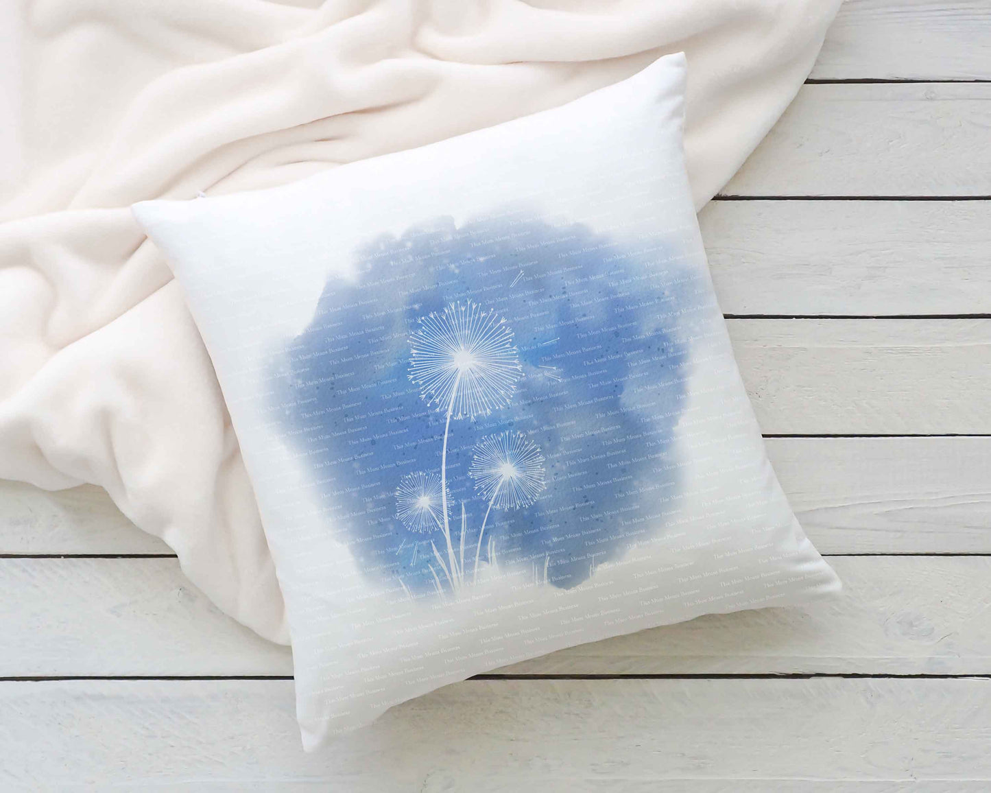 Hand Drawn Watercolour Dandelion Colours