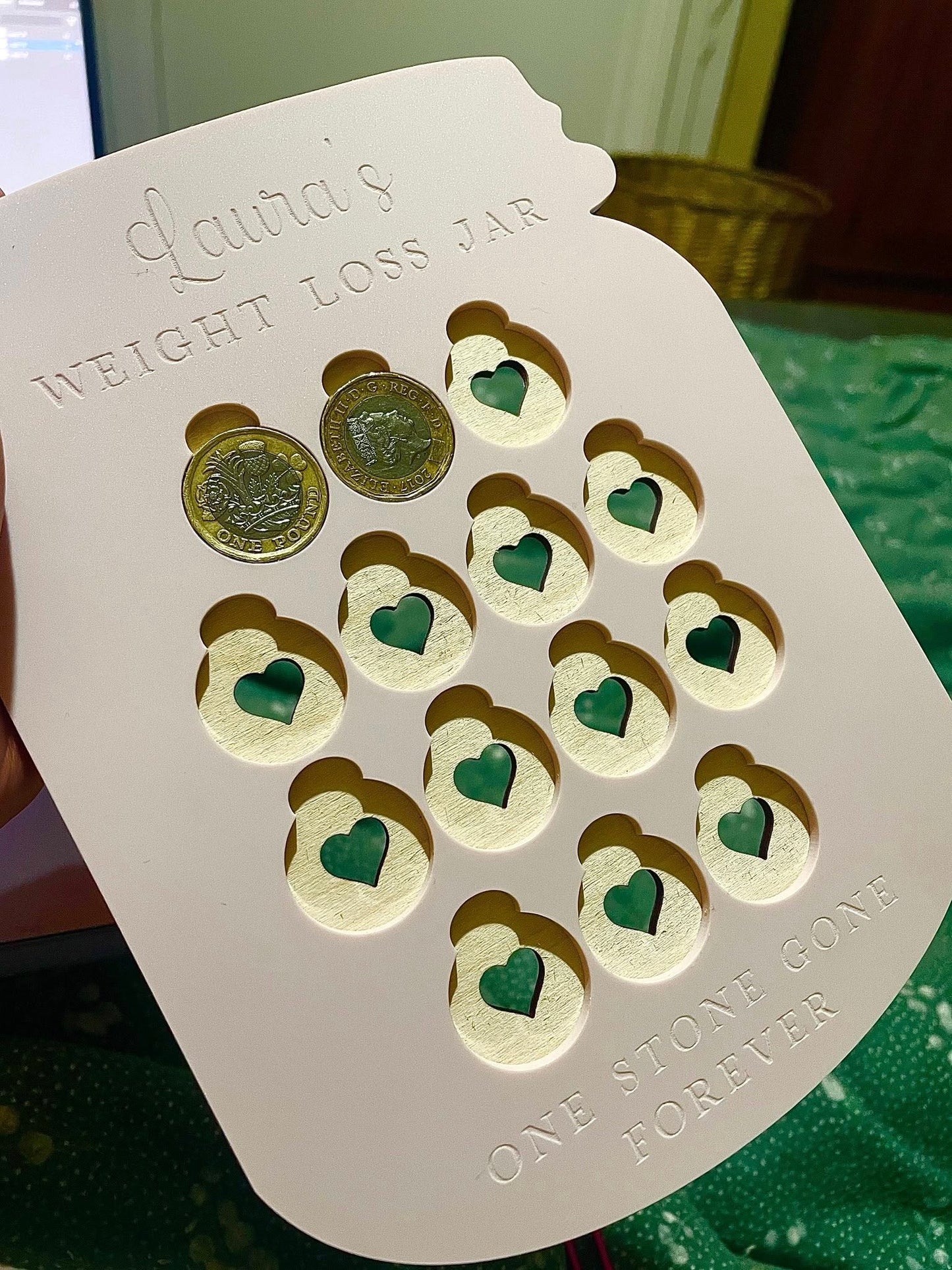 Laser Weight Loss Charts x3