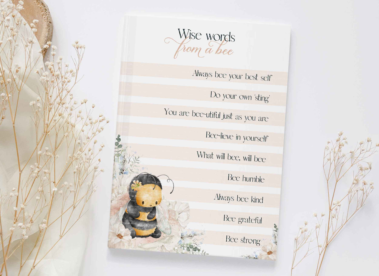 Wise Words From A Bee