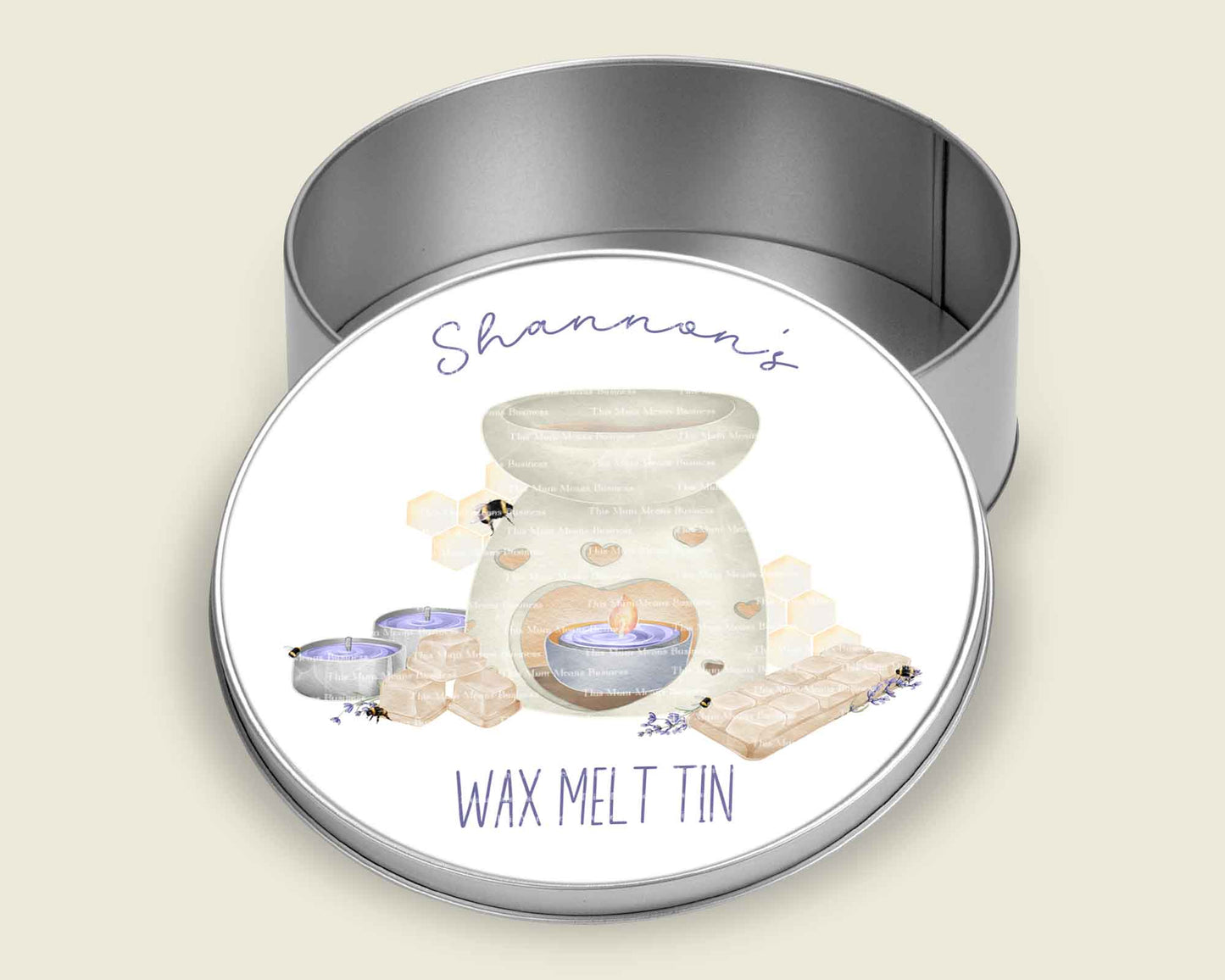 Bee Lavender Wax Melt Tins