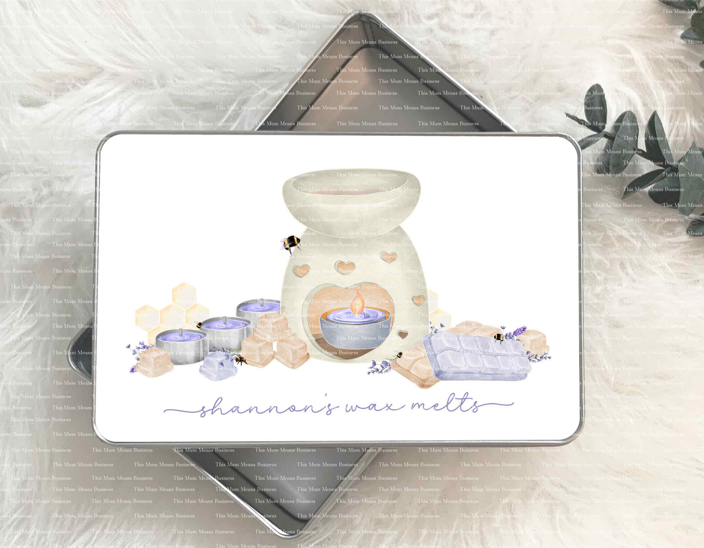 Bee Lavender Wax Melt Tins