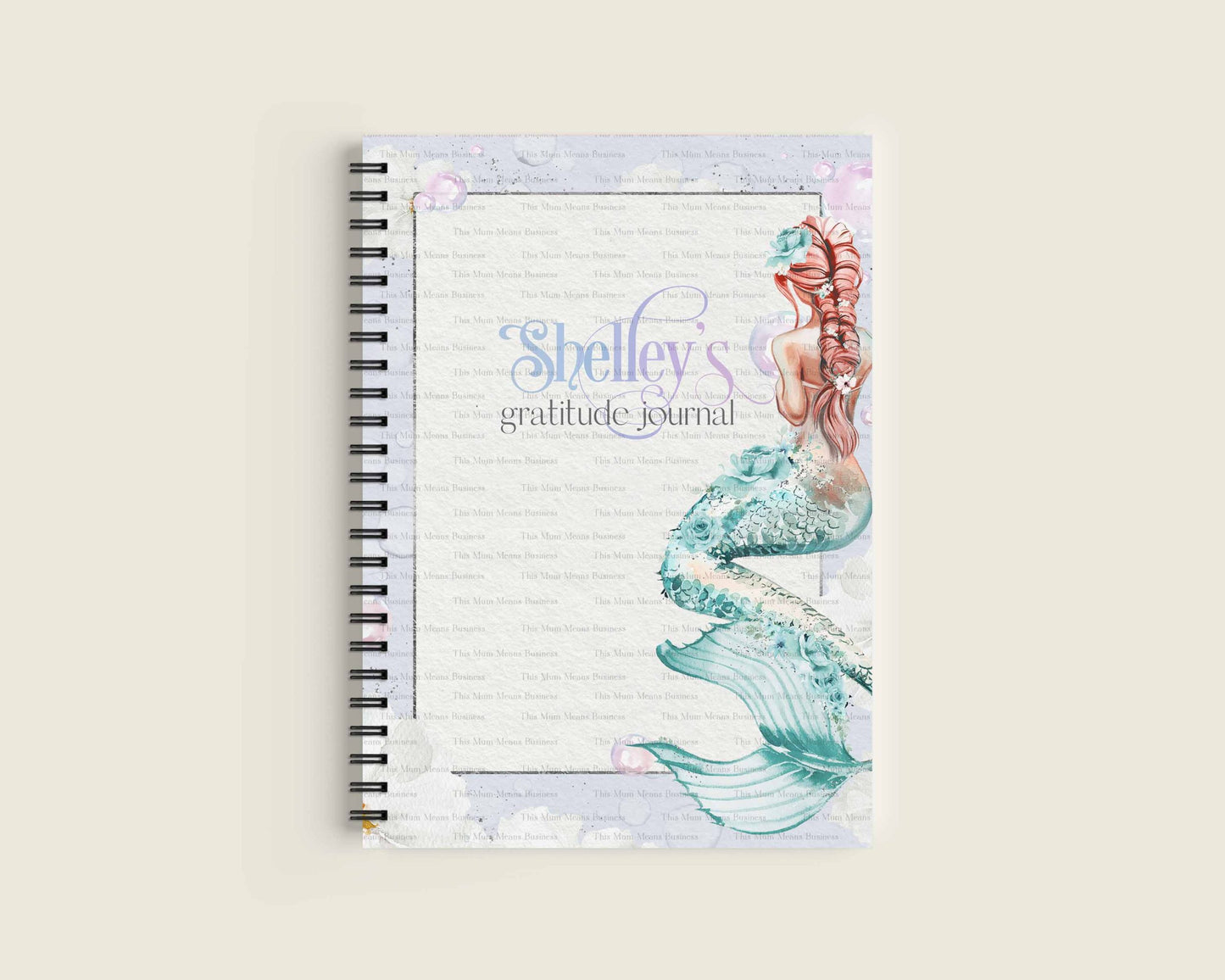 Floral Mermaid Notebook