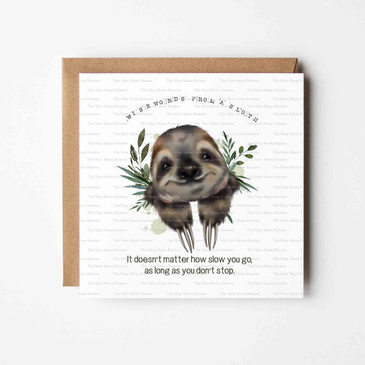 Botanical Boy Sloth