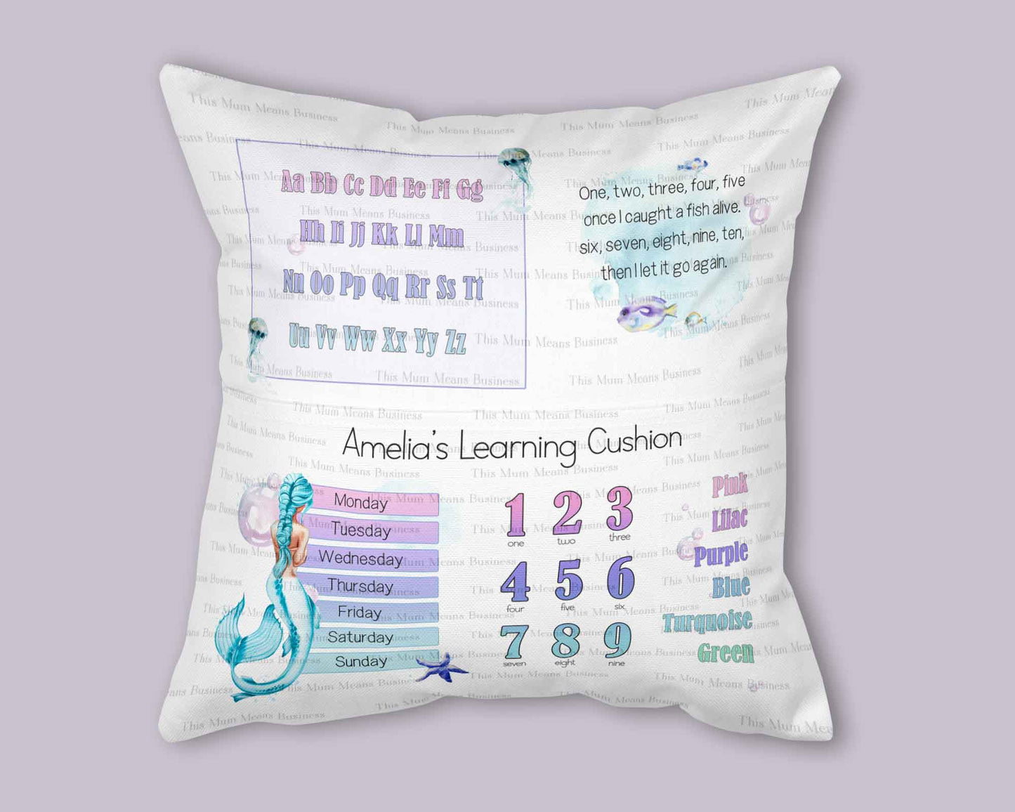 Mermaid Learning Cushion