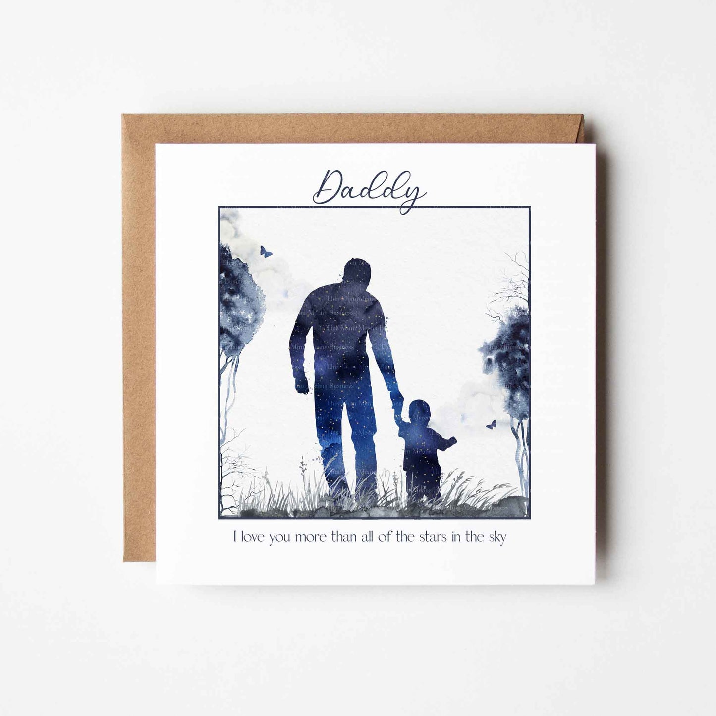 Daddy Park Love You Galaxy Silhouette