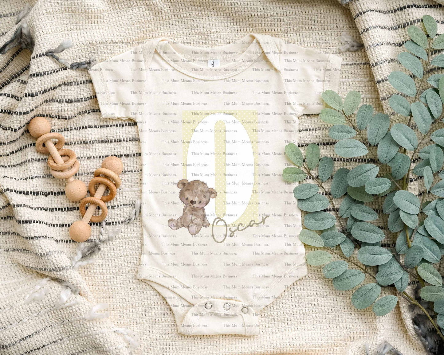 Baby Yellow Mixed Alphabet