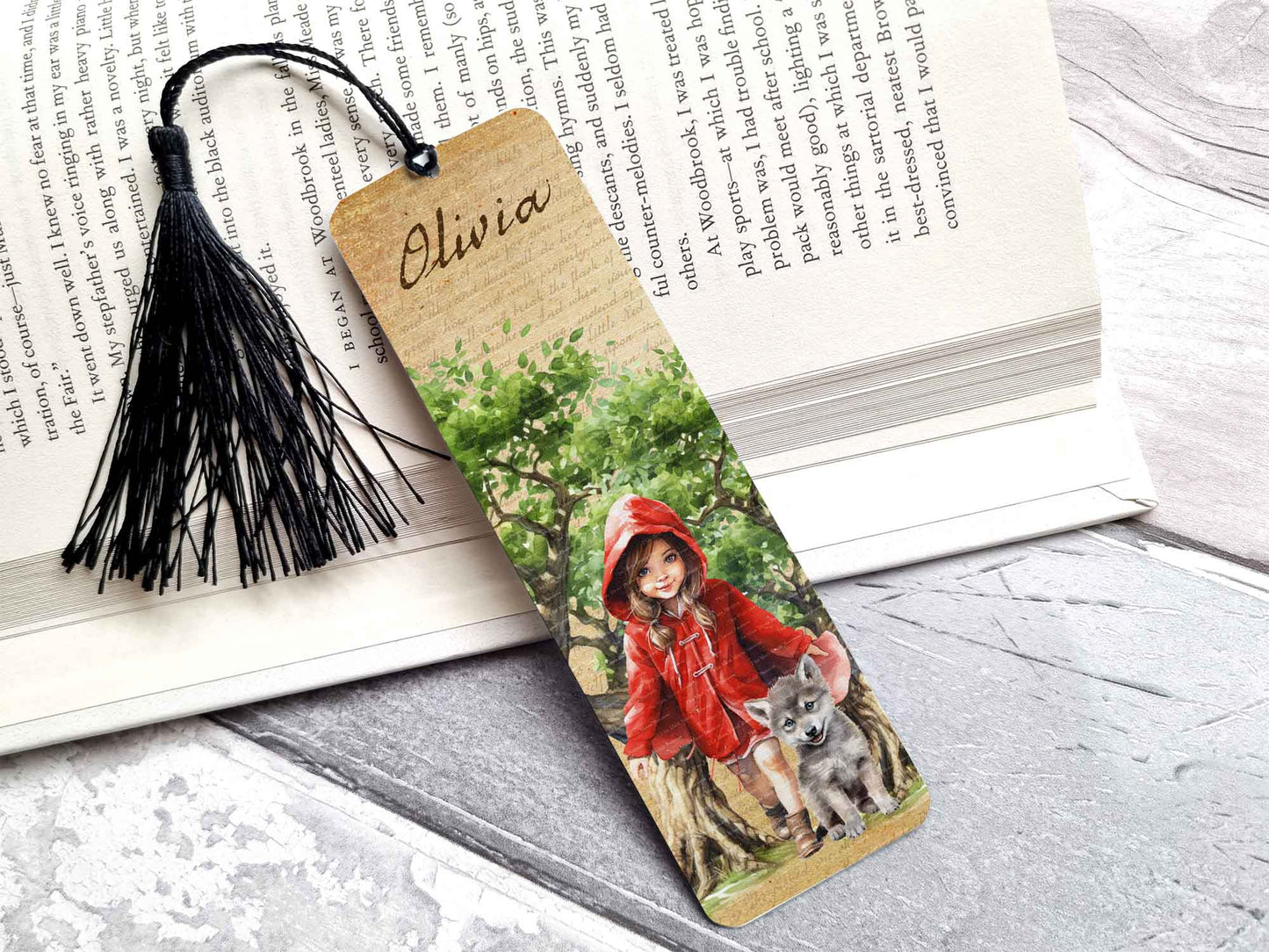 2019 Little Red Riding Hood Bookmark