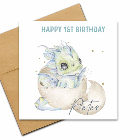 Baby Water Dragon Card