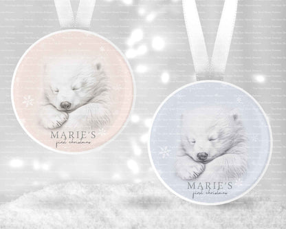 First Christmas Polar Bear Set