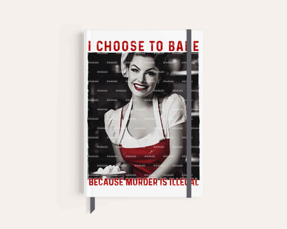 Baking Because Murder is Illegal Retro Woman