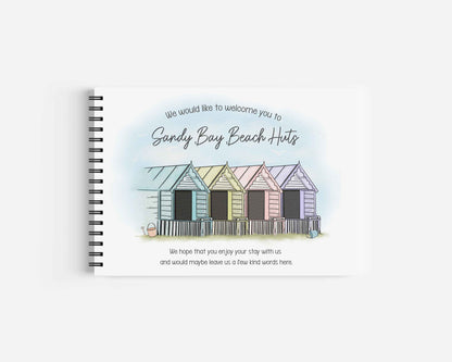Rainbow Beach Hut Guest Book Set