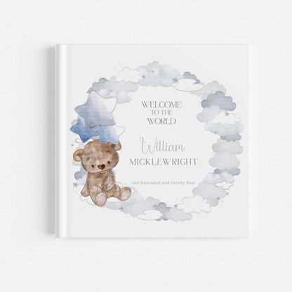 Bear Welcome Baby - Blue