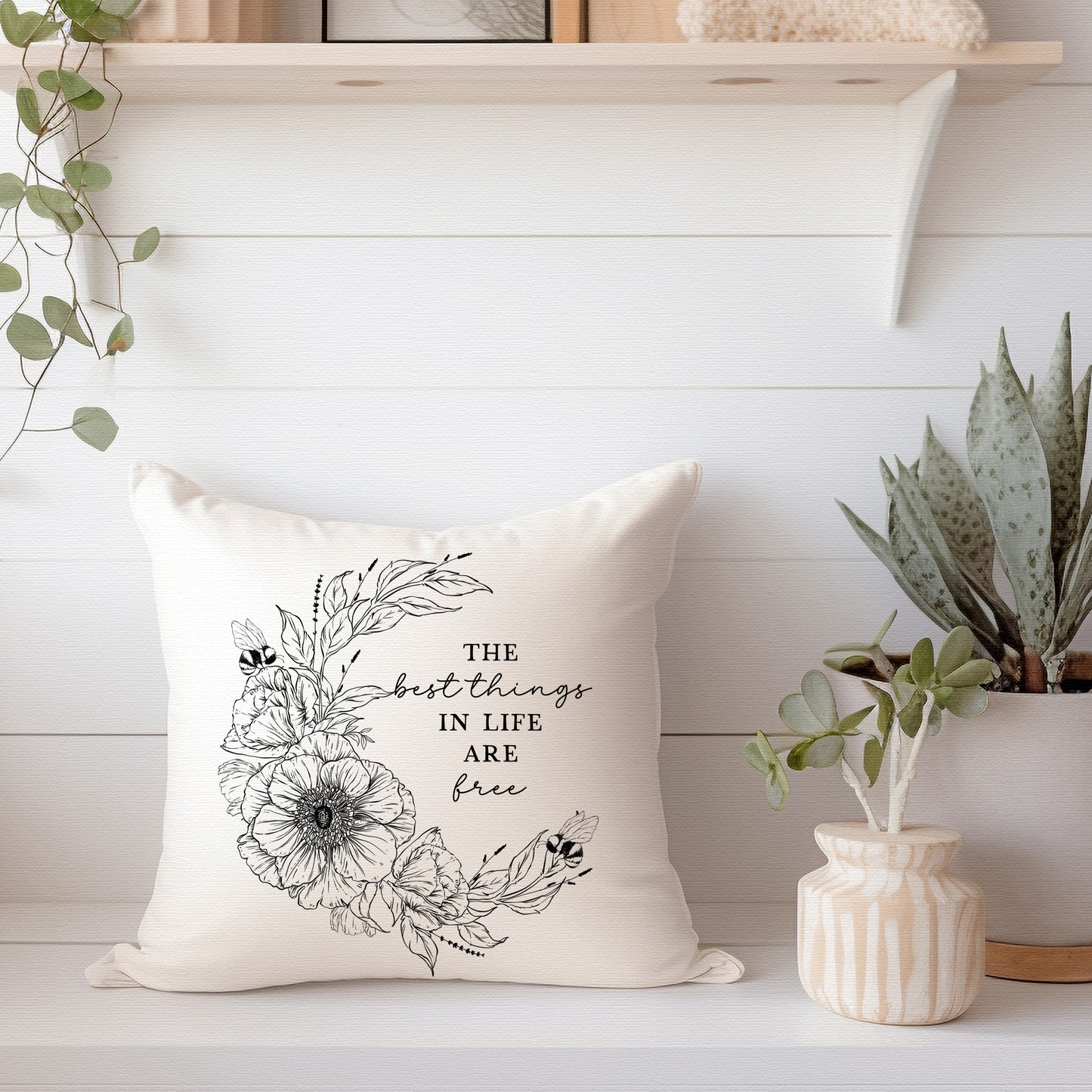 Bee Moon Line Art