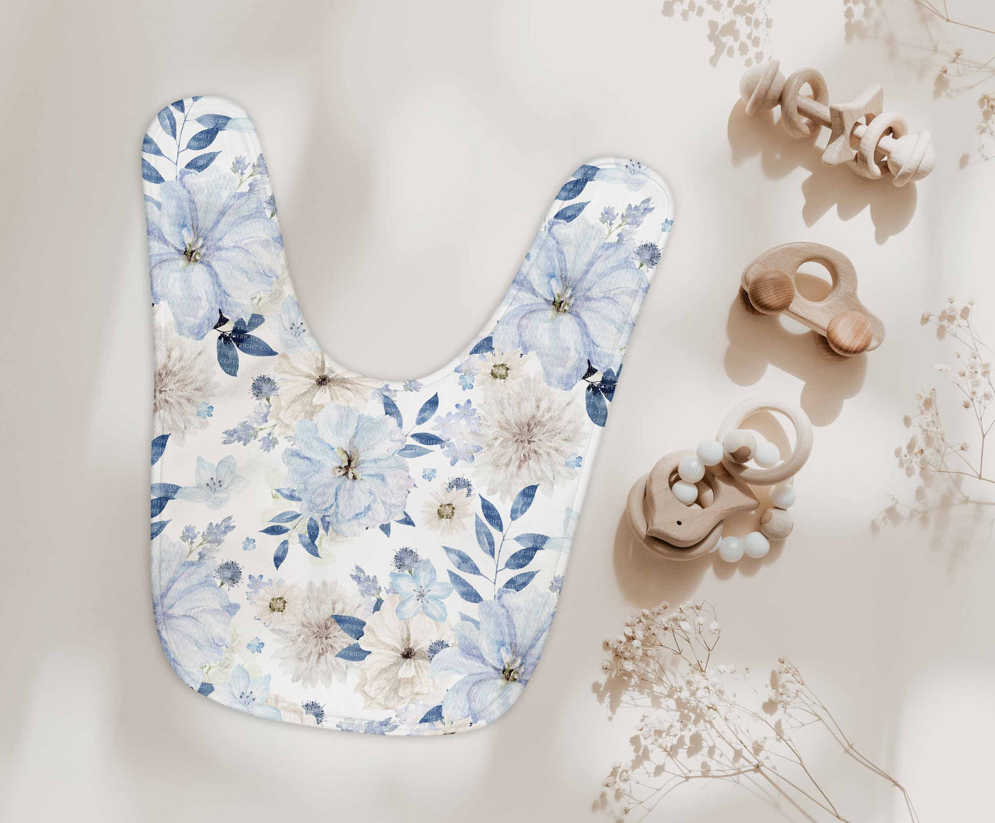 Blue Floral Patterns