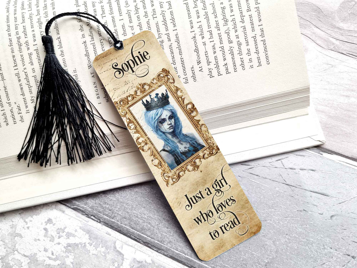 Blue Princess of Darkness Bookmark