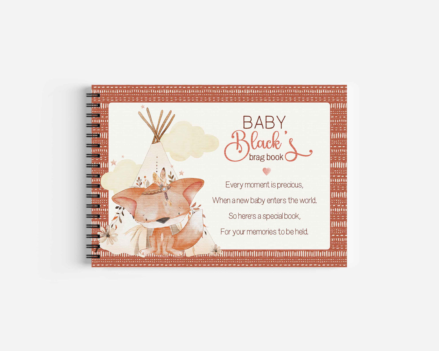 Boho Fox Brag Book