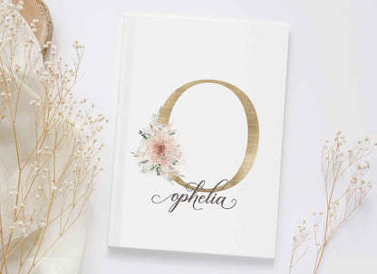 Boho Peach Wedding Filigree Alphabet
