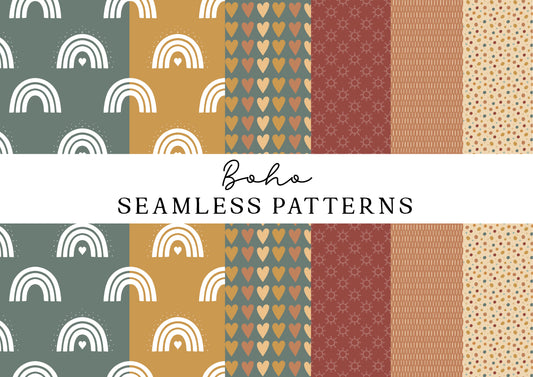 Hand Drawn Boho Patterns