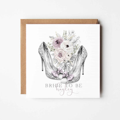Sketchy Floral Bridal Shoes