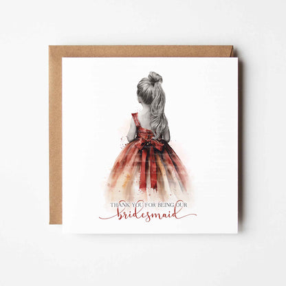 Bridesmaid Thank You Watercolour