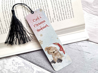 Brown Bear Christmas Bookmark Set