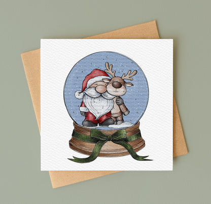 Build A Doodle Snow Globe