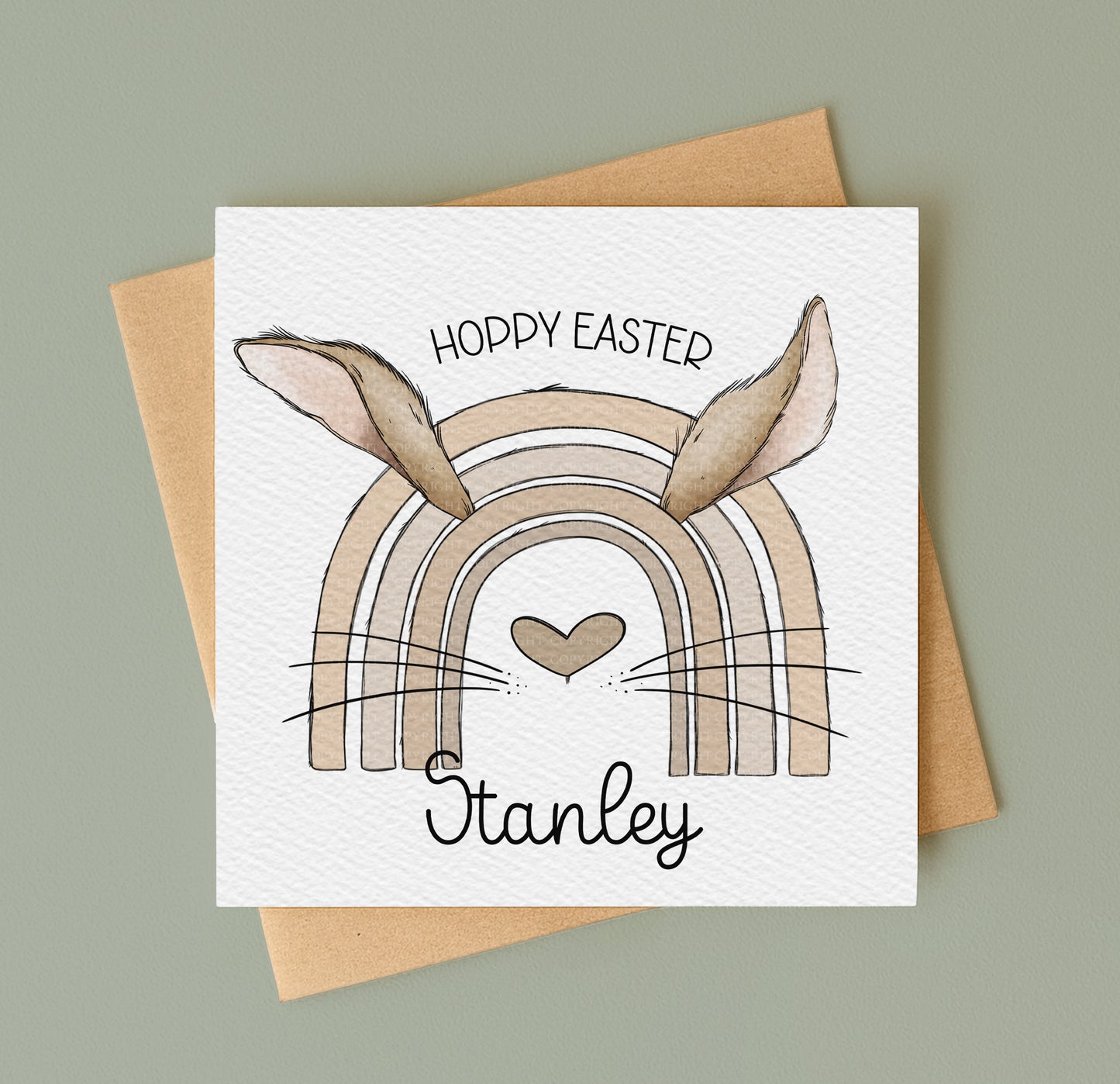 Beige Bunnybow Set