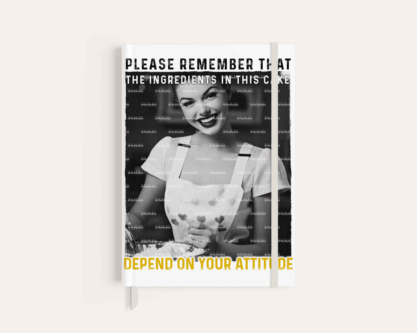 Cake Ingredients Retro Woman