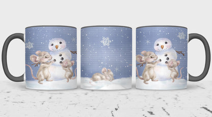 Christ-Mouse Snowman Set