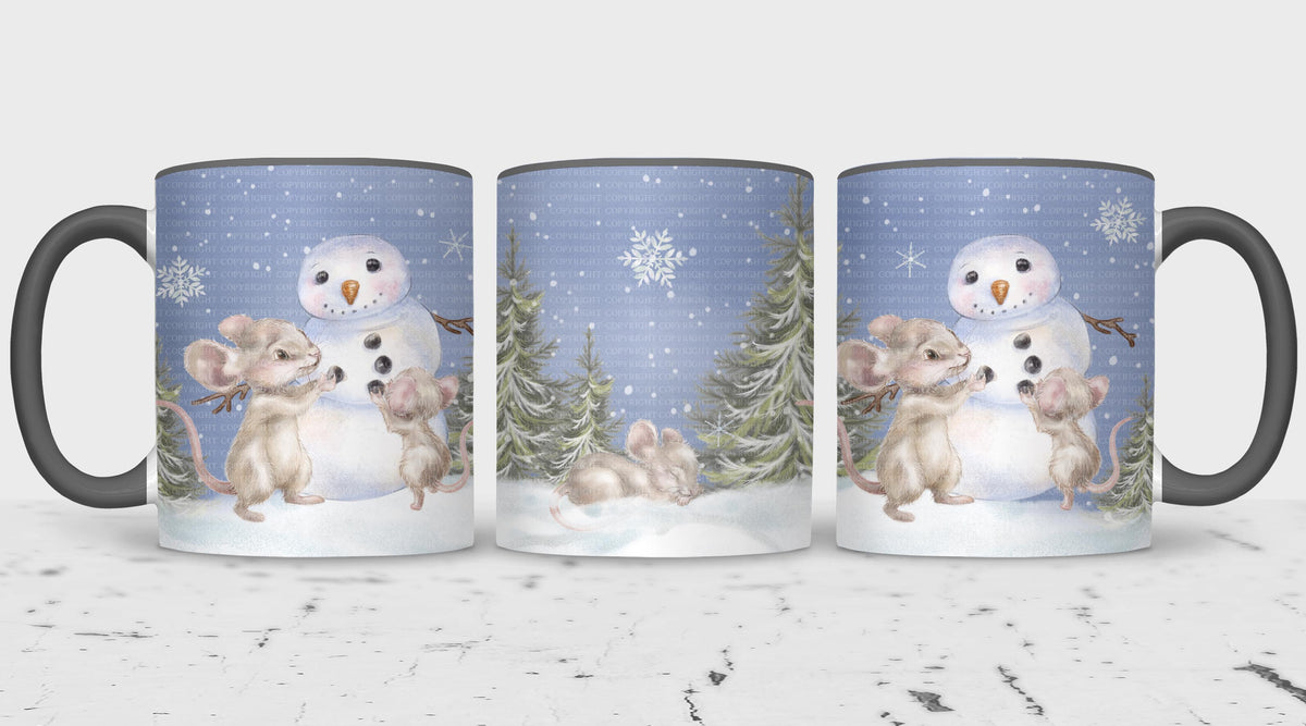 Christ-Mouse Snowman Set