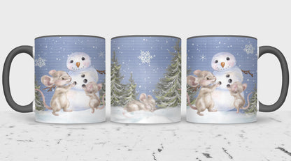 Christ-Mouse Snowman Set