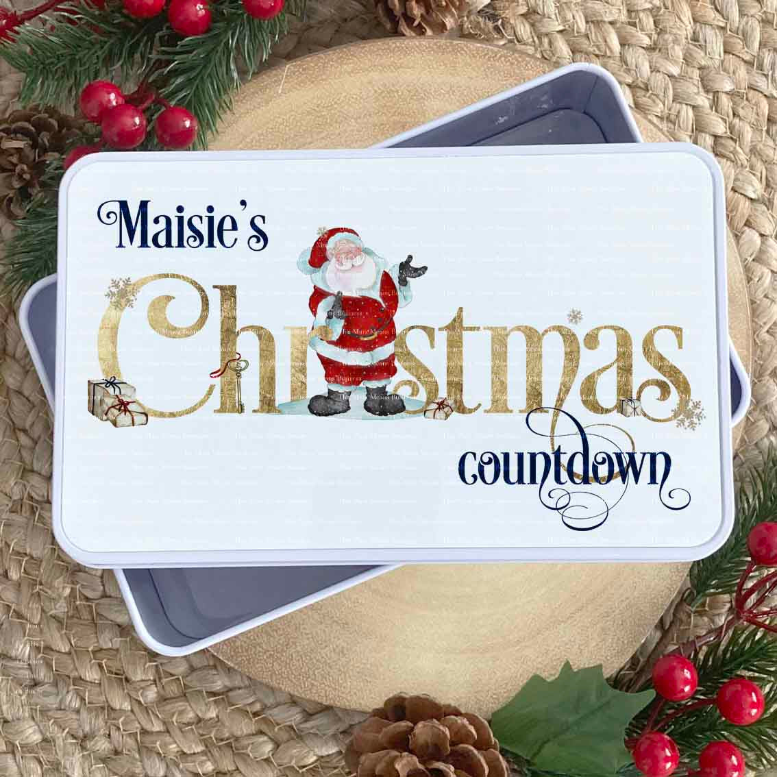 2023 Santa Christmas Countdown Text