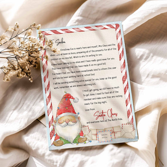 Christmas Gnome Letter to Santa