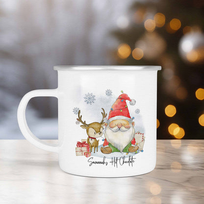 Christmas Gnome Reindeer Mug