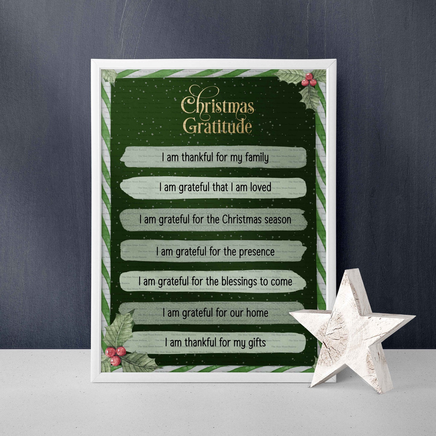 Christmas Gratitude Affirmations