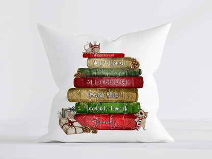 Christmas Book Stacks