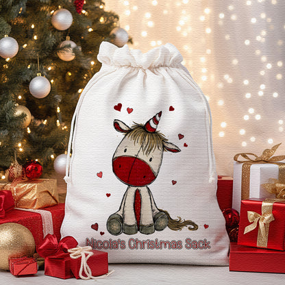 Christmas Unicorn Doodle