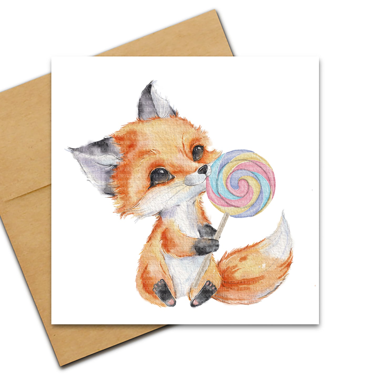 Cute Birthday Fox