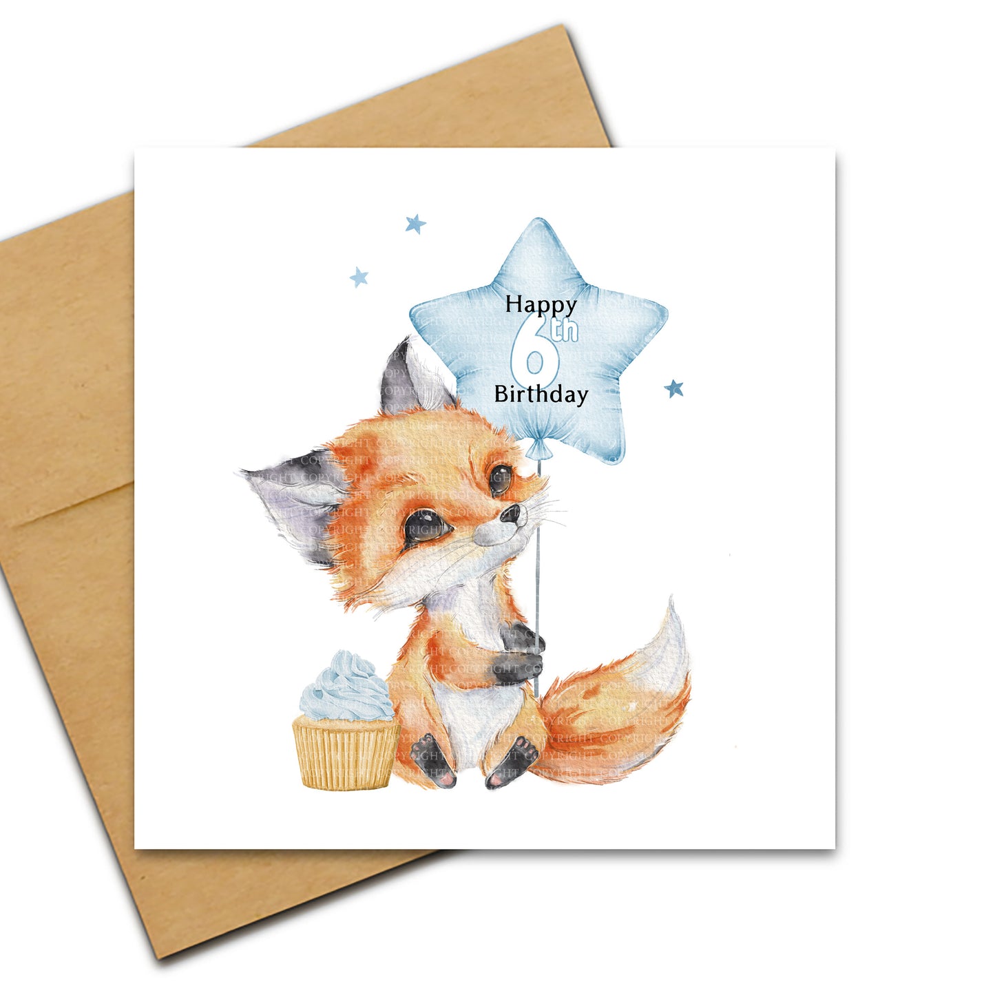 Cute Birthday Fox