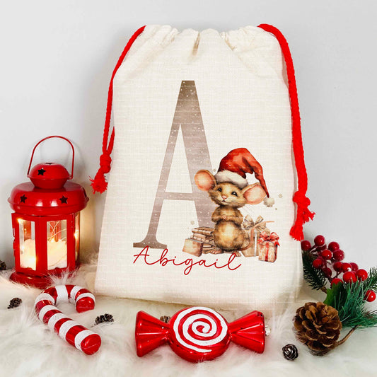 Cute Christmas Mouse Alphabet