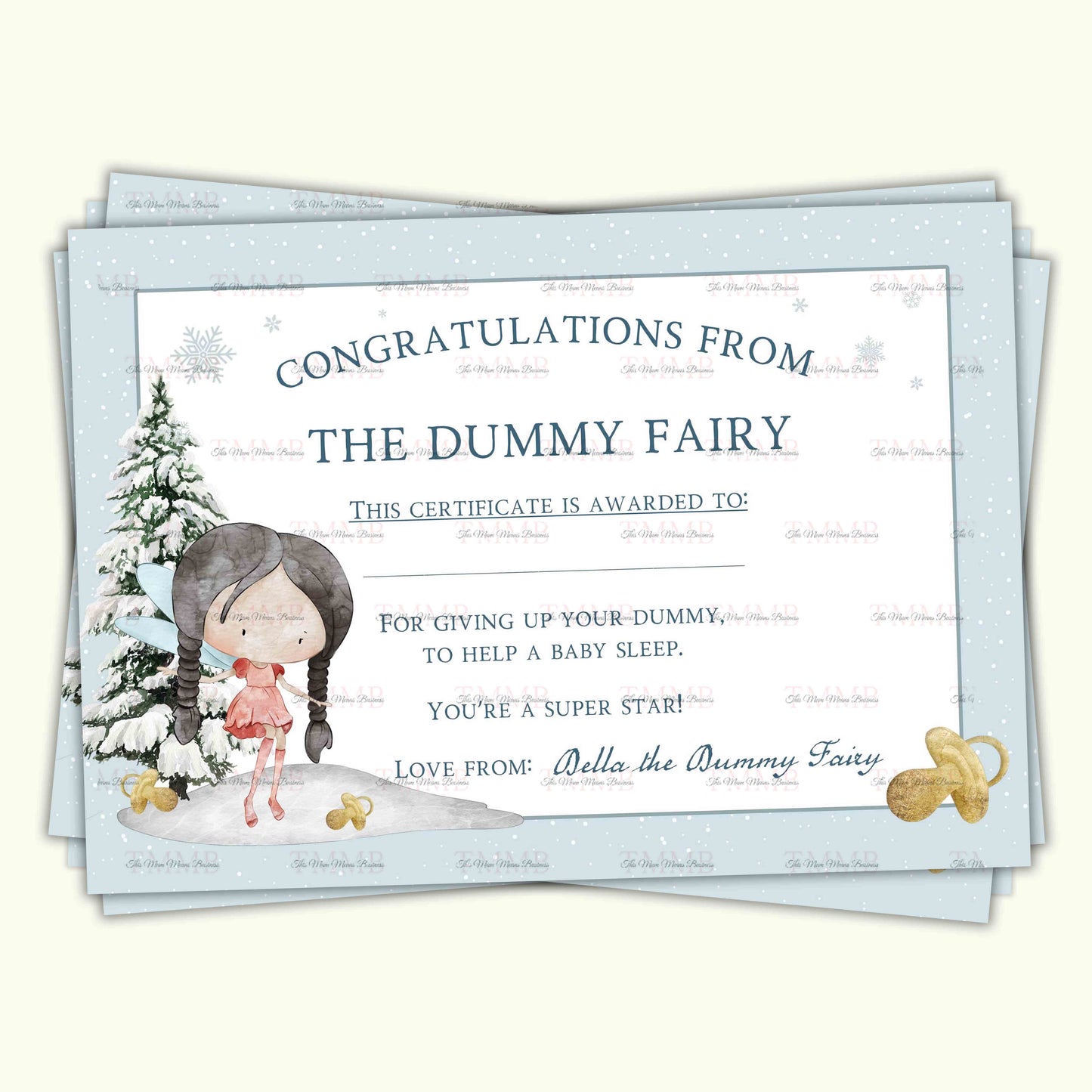 Christmas Fairy Dummy Set