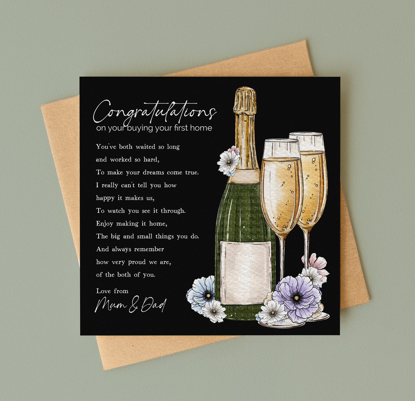 Doodle Champagne