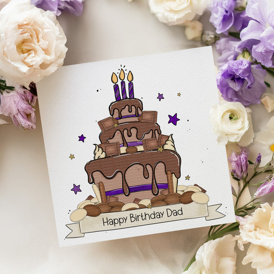 Doodle Chocolate Cake