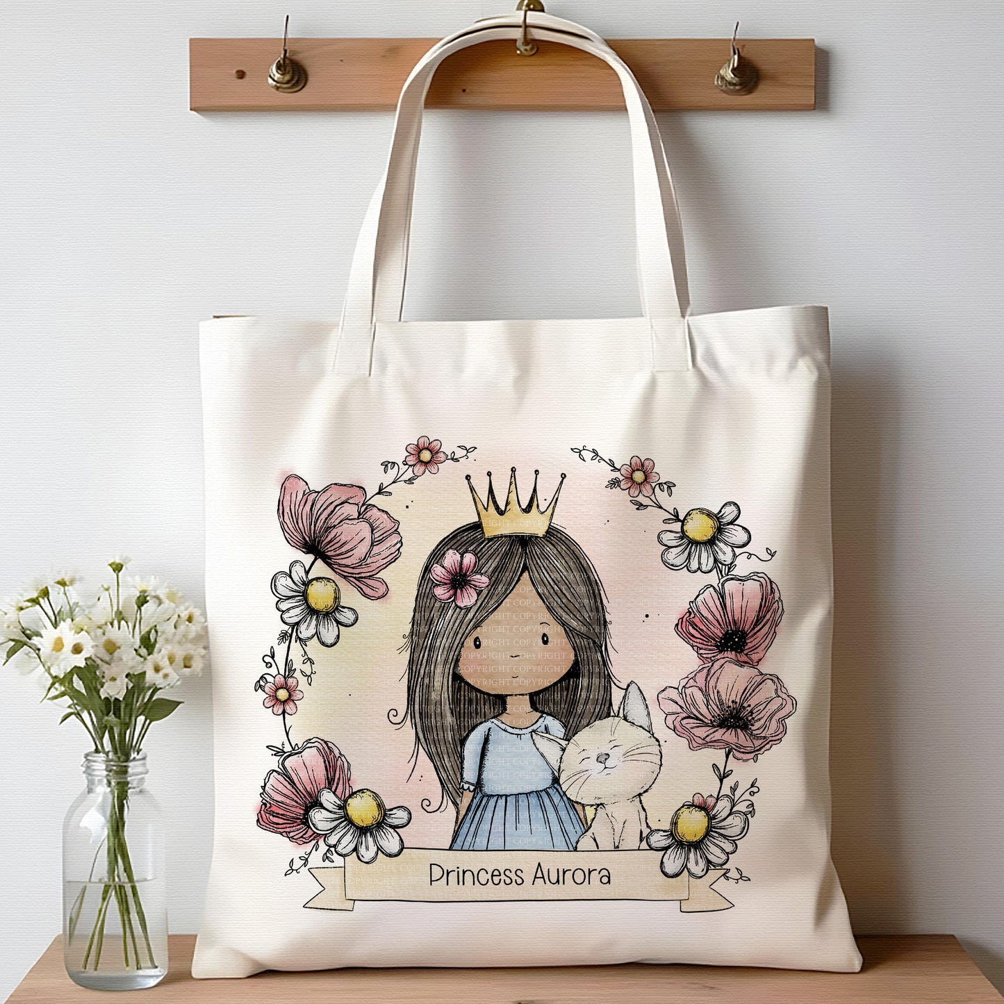 Doodle Princess Frames - Dark Skin