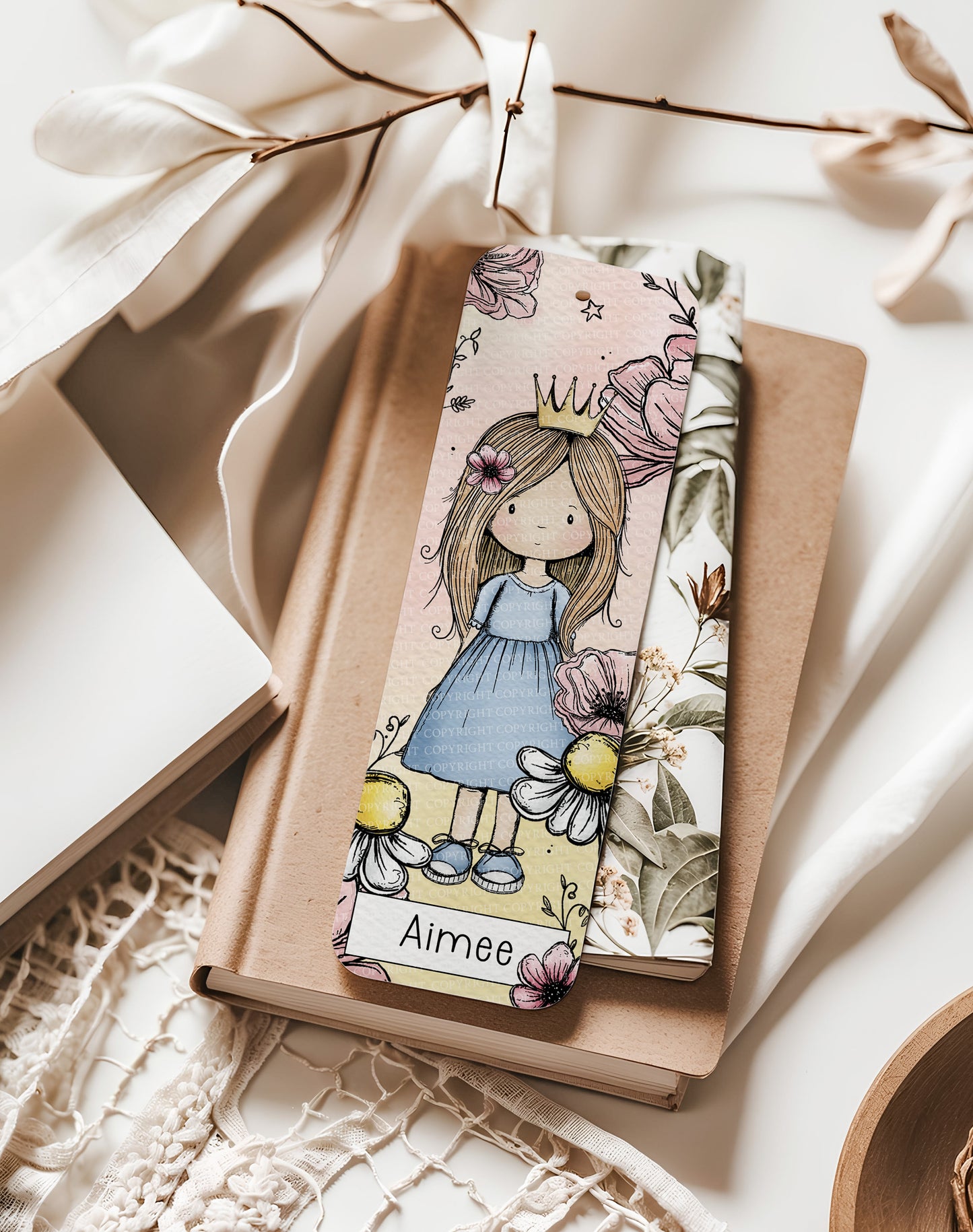 Doodle Princess Bookmarks