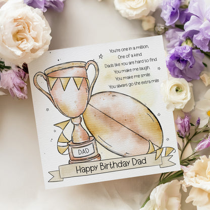 Doodle Rugby Trophies